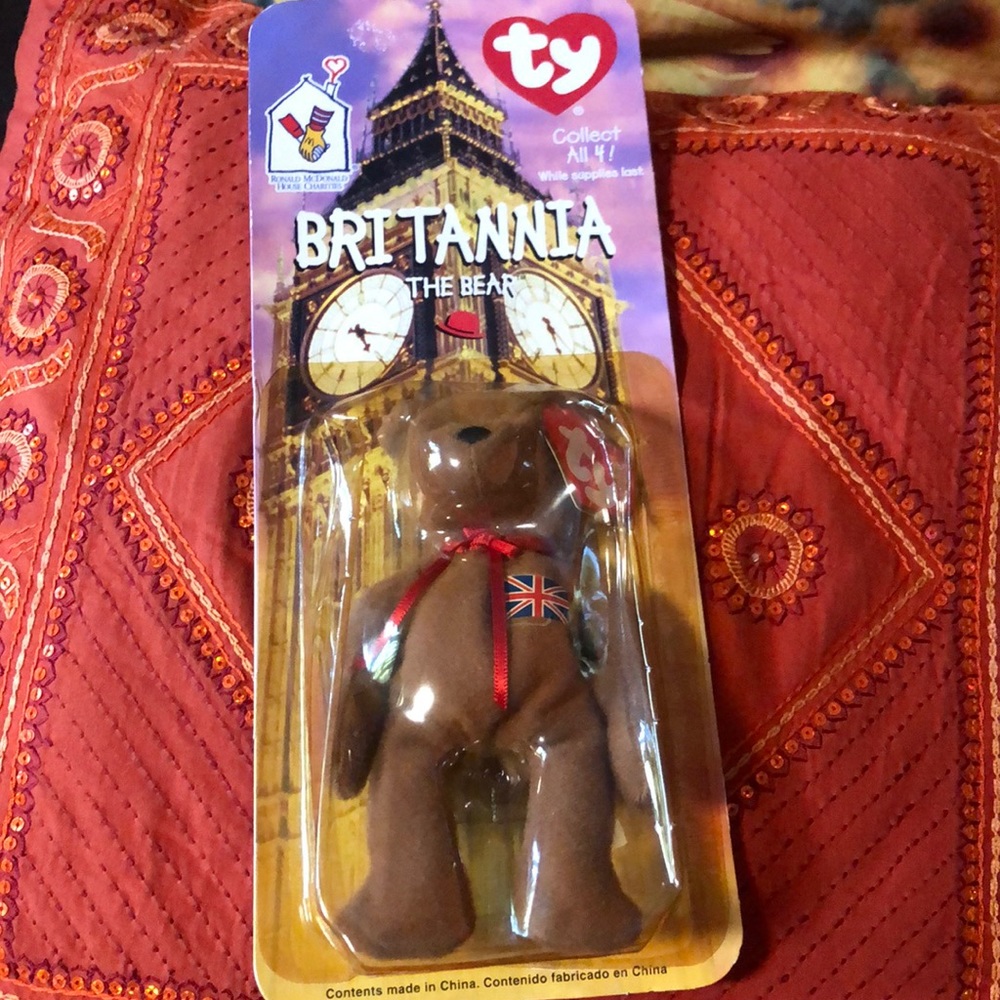 McDonald’s vintage beanie baby Britannia the bear